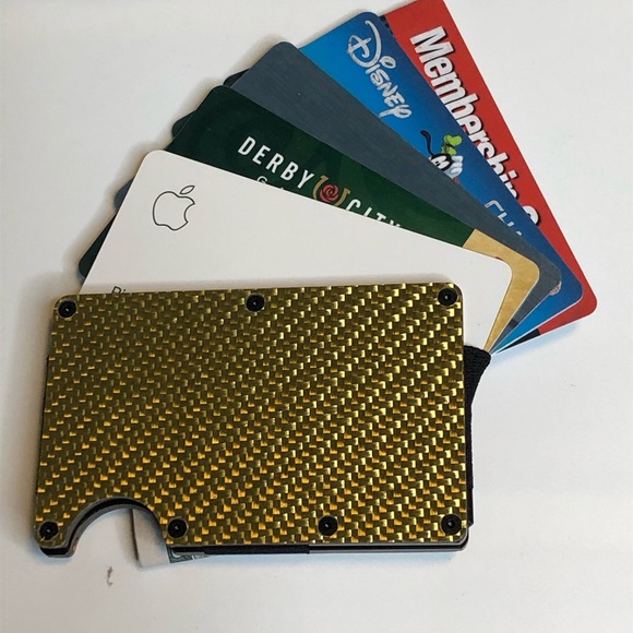 Carbon Fiber 3K RFID Slim Design Wallet Money Clip - Picture 4 of 7